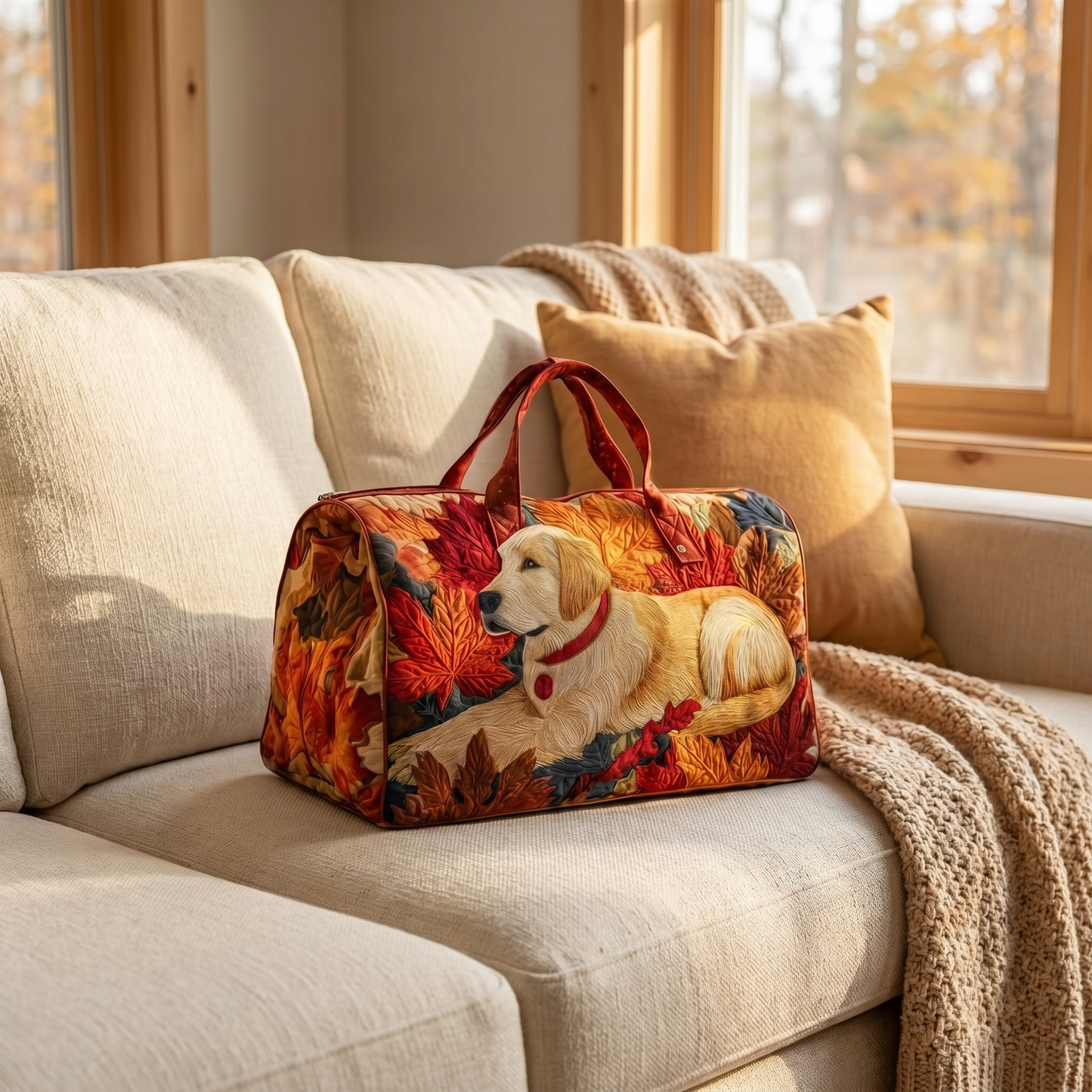 Paws&Pouches™ Dog Quilted Duffel Bags