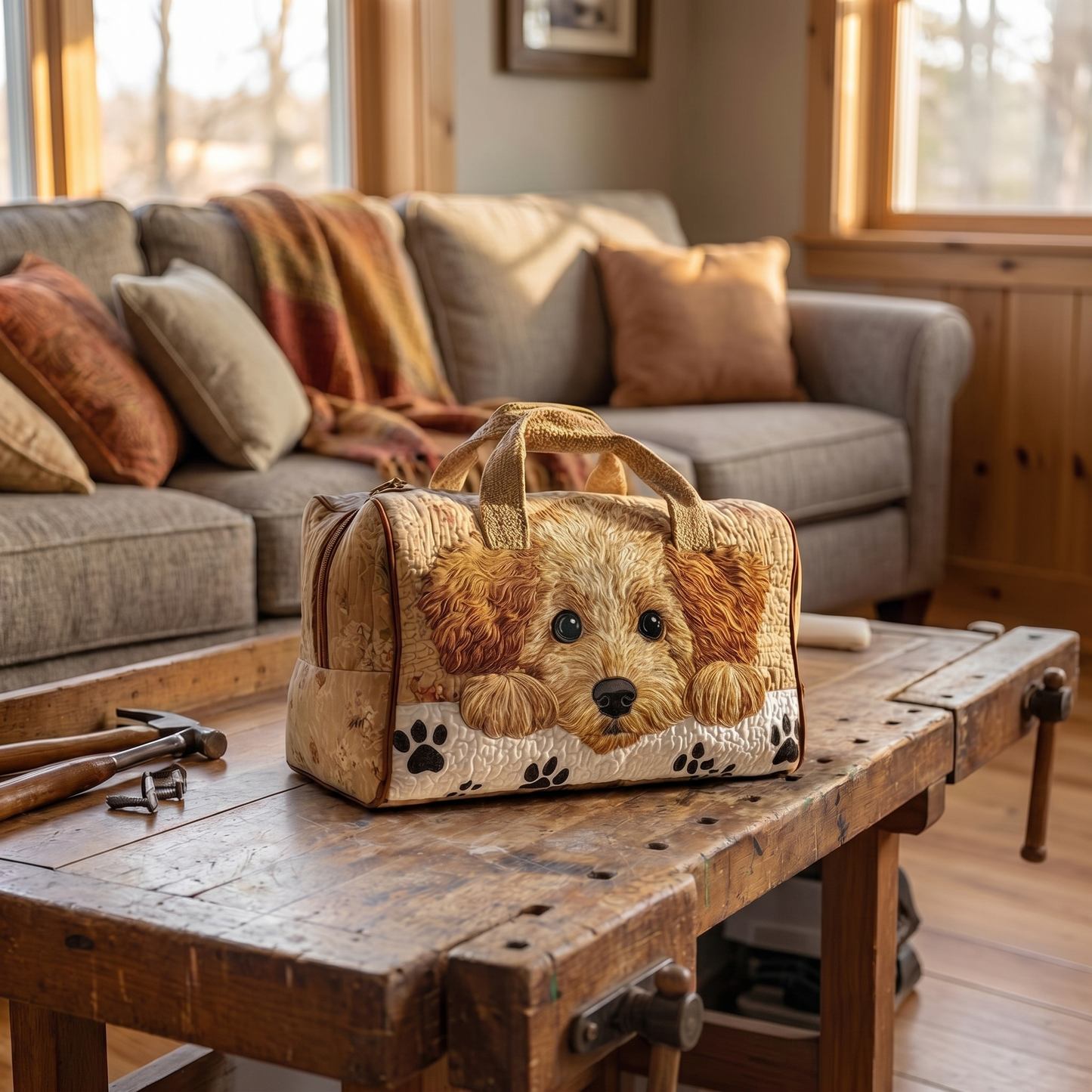 Paws&Pouches™ Dog Quilted Duffel Bags