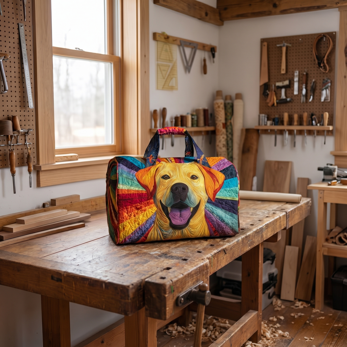 Paws&Pouches™ Dog Quilted Duffel Bags