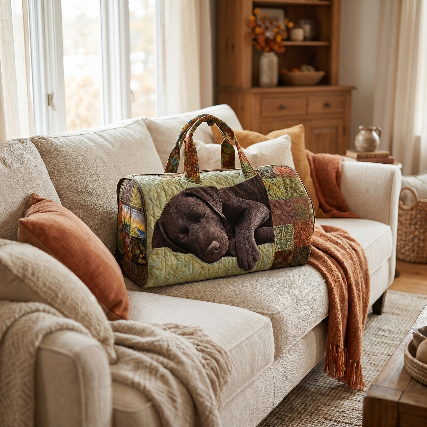 Paws&Pouches™ Dog Quilted Duffel Bags