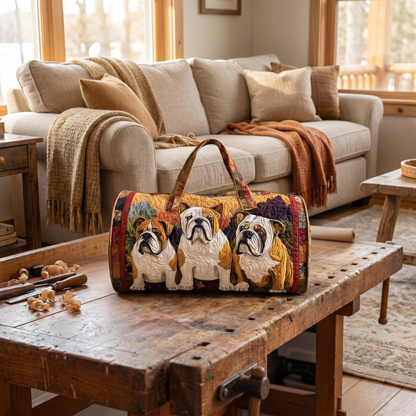 Paws&Pouches™ Dog Quilted Duffel Bags