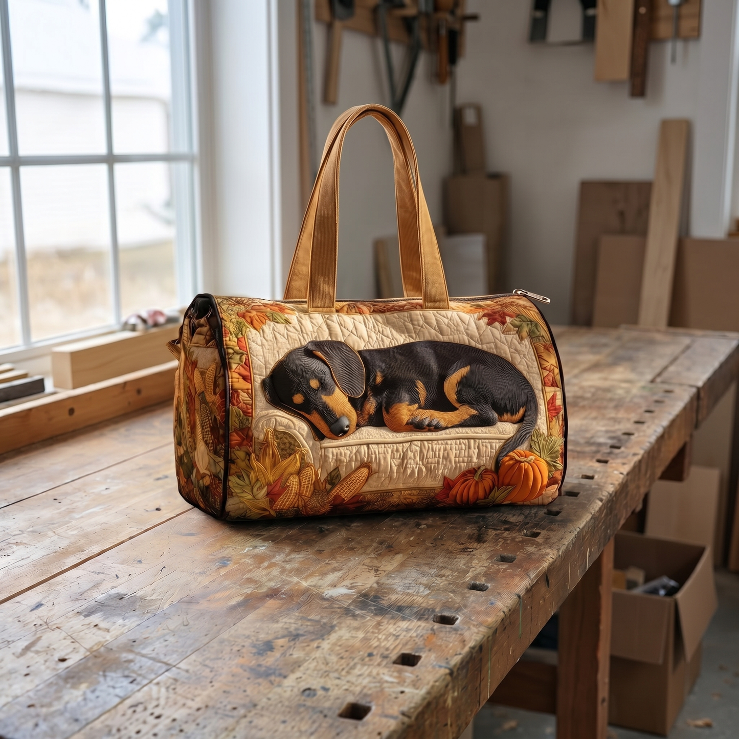 Paws&Pouches™ Dog Quilted Duffel Bags
