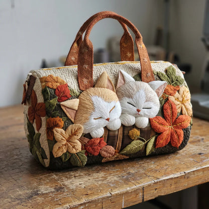 Paws&Pouches™  Cat Quilted Duffel Bags